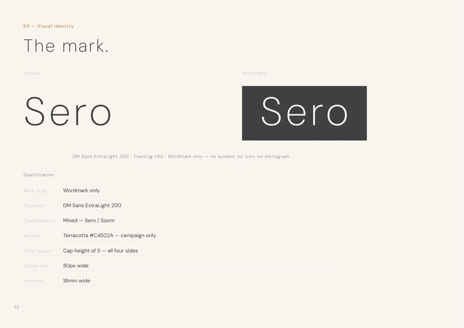 Sero · El logotipo